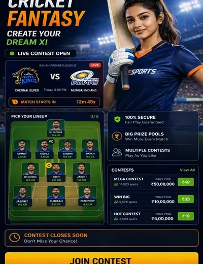 Hero11 (hero11) fantasy cricket & matchday visual 3